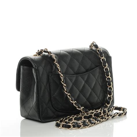 chanel mini rectangular flap caviar|CHANEL Caviar Quilted Mini Rectangular Flap Black.